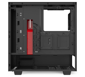 NZXT H510 Side window, Black/Red, ATX, Power supply included No