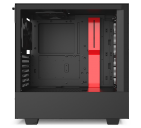NZXT H510 Side window, Black/Red, ATX, Power supply included No