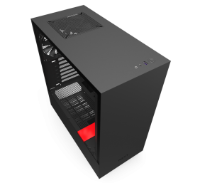 NZXT H510 Side window, Black/Red, ATX, Power supply included No