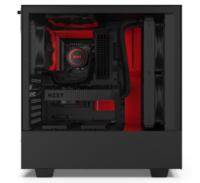 NZXT H510 Side window, Black/Red, ATX, Power supply included No