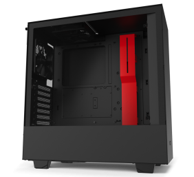 NZXT H510 Side window, Black/Red, ATX, Power supply included No