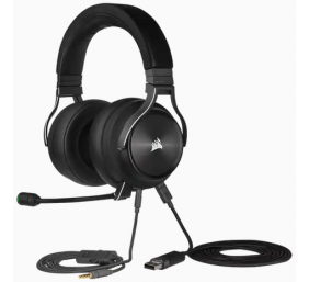 Corsair | High-Fidelity Gaming Headset | VIRTUOSO RGB WIRELESS XT | Wireless/Wired | Over-Ear | Wireless | Black