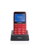 Panasonic KX-TU155EXR Easy Use Mobile Phone, Red