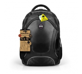 PORT DESIGNS | Courchevel | Fits up to size 15.6 " | Backpack | Black | Shoulder strap