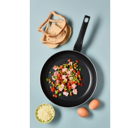 TEFAL | Frying Pan | B5690453 Easy Plus | Frying | Diameter 24 cm | Not suitable for induction hob | Fixed handle