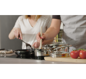 TEFAL | Duetto+ Stewpots set, 7 pcs | G719S734 | Stainless steel | Dishwasher proof | Lid included | Stainless steel