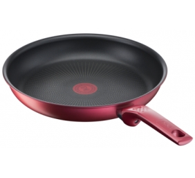TEFAL | G2730422 | Daily Chef Pan | Frying | Diameter 24 cm | Suitable for induction hob | Fixed handle | Red