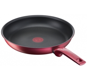 TEFAL | Daily Chef Pan | G2730422 | Frying | Diameter 24 cm | Suitable for induction hob | Fixed handle | Red