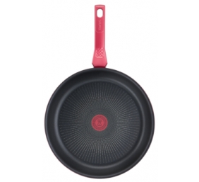 TEFAL | Daily Chef Pan | G2730422 | Frying | Diameter 24 cm | Suitable for induction hob | Fixed handle | Red