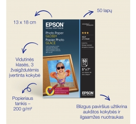 Photo Paper Glossy | Photo Paper | 200 g/m² | 13 x 18 cm