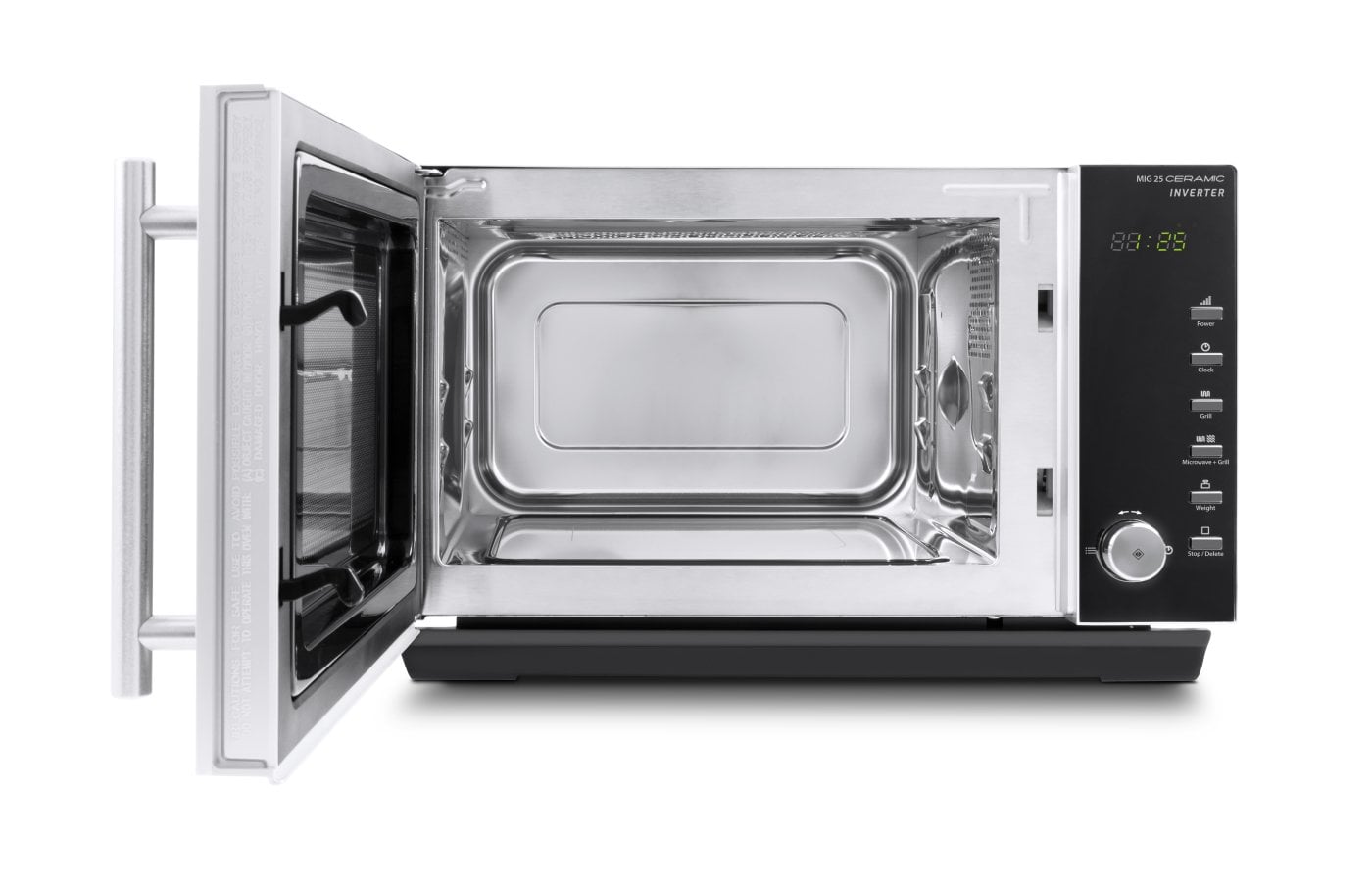 Caso | MIG 25 | Ceramic Microwave Oven with Grill | Free standing | 25 L | 900 W | Grill | Black