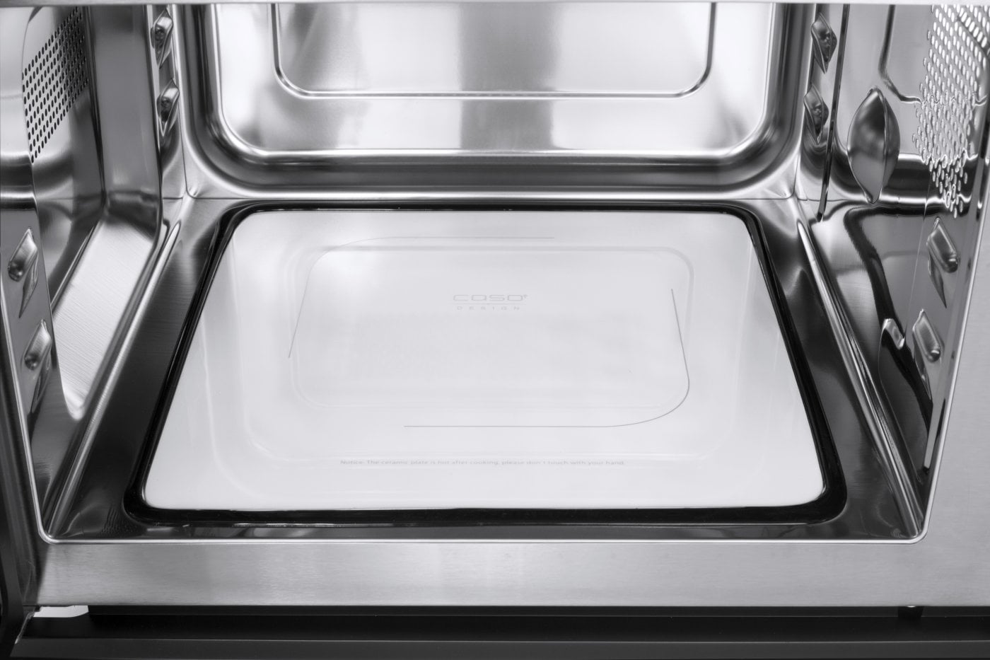 Caso | MIG 25 | Ceramic Microwave Oven with Grill | Free standing | 25 L | 900 W | Grill | Black