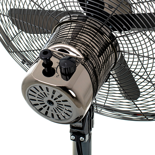 Gerlach | Velocity Fan | GL 7327 | Table Fan | Chrome | Diameter 40 cm | Number of speeds 3 | Oscillation | 100 W | No