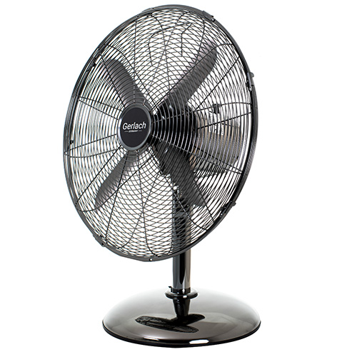 Gerlach | Velocity Fan | GL 7327 | Table Fan | Chrome | Diameter 40 cm | Number of speeds 3 | Oscillation | 100 W | No