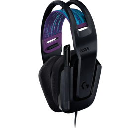 Žaidimų ausinės Logitech G335, juodos