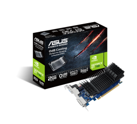 Asus | GF GT730-SL-2GD5-BRK | NVIDIA | 2 GB | GeForce GT 730 | GDDR5 | Cooling type Passive | DVI-D ports quantity 1 | HDMI ports quantity 1 | PCI Express 2.0 | Memory clock speed 5010 MHz | Processor frequency 902 MHz