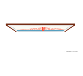 SAMSUNG Frame 65 Brick Red Beveled 2021