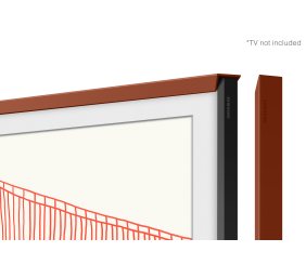 SAMSUNG Frame 65 Brick Red Beveled 2021
