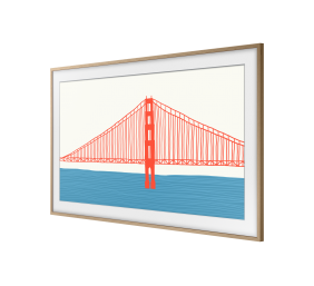 SAMSUNG Frame 75 Teak Modern 2021