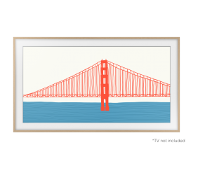 SAMSUNG Frame 75 Teak Modern 2021