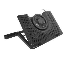 GENESIS Laptop cooling pad, OXID 550 15.6-17.3 5 FANS, LED LIGHT, 1 USB | Genesis | Laptop cooling pad, OXID 550 | Black | 400 x 280 x 55 mm | 2 year(s)