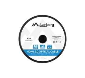 LANBERG HDMI M/M cable 80m optical AOC