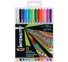 Bic Rašiklių rinkinys FineLiners Intensity Fine 0.4 mm, 10 spalvų rinkinys CEL1011727