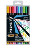 Bic Rašiklių rinkinys FineLiners Intensity Fine 0.4 mm, 10 spalvų rinkinys CEL1011727