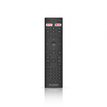 Allview Qled65ePlay6100-U 65" (165cm) 4K UHD QLED Smart Android TV with Google Assistant Remote, Silver metallic frame