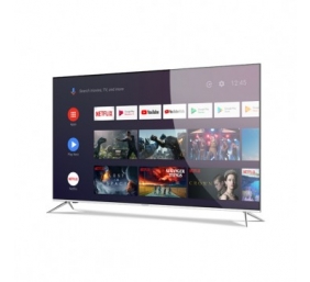 Allview Qled65ePlay6100-U 65" (165cm) 4K UHD QLED Smart Android TV with Google Assistant Remote, Silver metallic frame