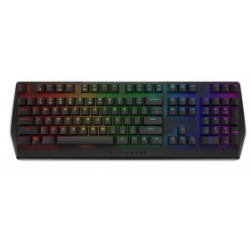 Dell | Alienware RGB AW410K | Mechanical Gaming Keyboard | RGB LED light | US | Wired | Dark side of the moon | Numeric keypad | CHERRY MX Brown