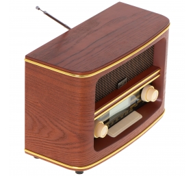 Adler | Retro Radio | AD 1187 | Alarm function | AUX in | Wooden