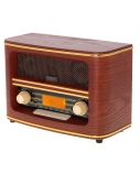 Adler | Retro Radio | AD 1187 | Alarm function | AUX in | Wooden
