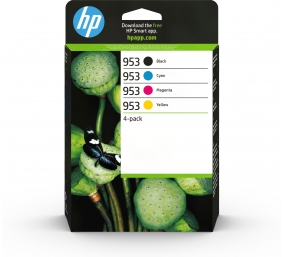 HP 953 CMY 4-pack (6ZC69AE) Rašalinių kasečių komplektas, C/M/Y