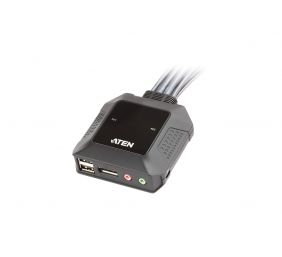 Aten | USB DisplayPort Cable with Remote Port Selector | CS22DP | 2-Port KVM Switch