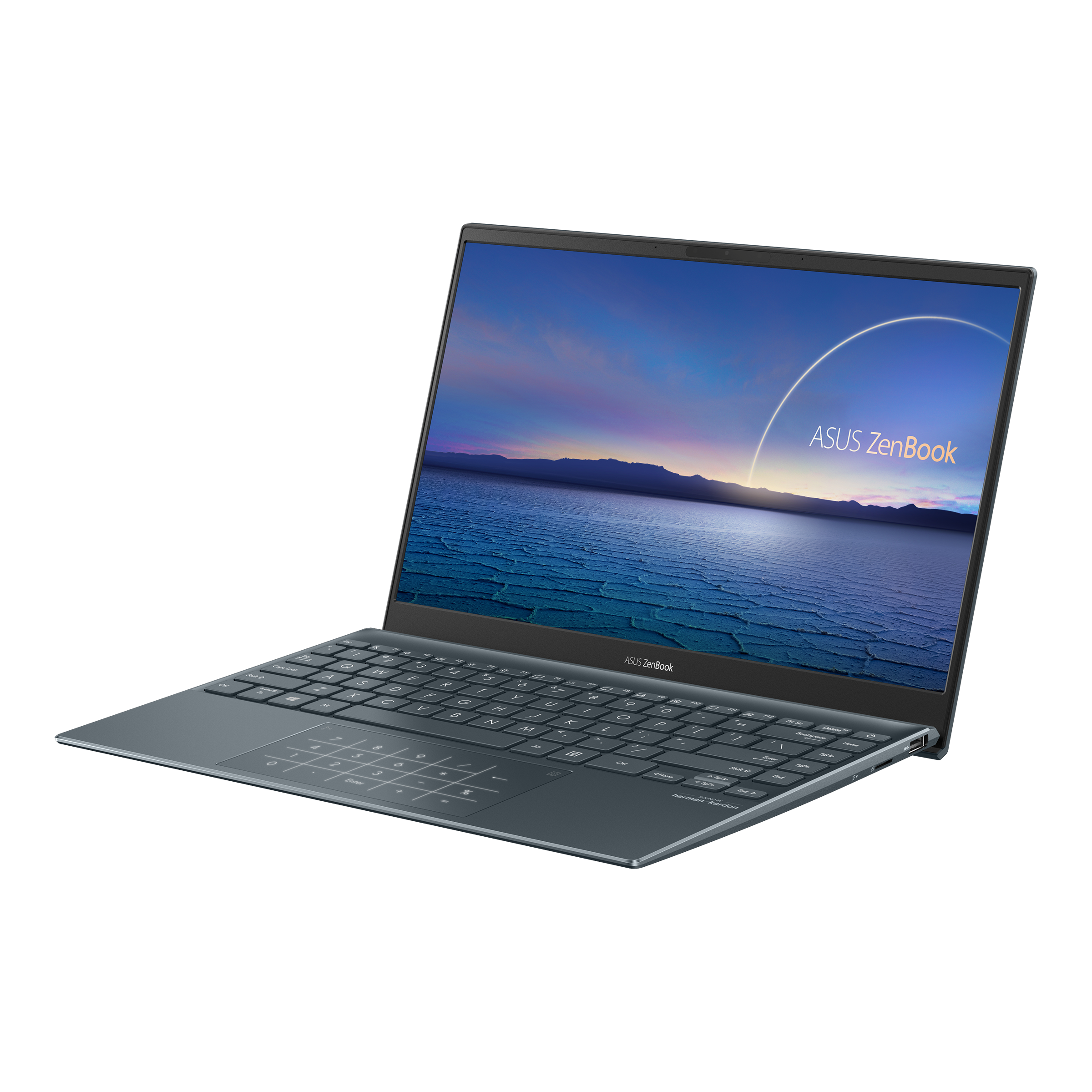 Asus ZenBook UX325EA-KG235T Pine Grey, 13.3 ", OLED, FHD, 1920 x 1080 pixels, Glossy, Intel Core i5, i5-1135G7, 8 GB, LPDDR4X on board, SSD 512 GB, Intel Iris Xe, No ODD, Windows 10 Home, 802.11ax, Bluetooth version 5.0, Keyboard language English-Russian,
