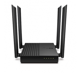 AC1200 Wireless MU-MIMO Wi-Fi Router | Archer C64 | 802.11ac | 867+400 Mbit/s | Mbit/s | Ethernet LAN (RJ-45) ports 4 | Mesh Support No | MU-MiMO Yes | No mobile broadband | Antenna type 4 x Fixed