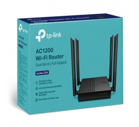 TP-Link Archer C64 AC1200 Wireless MU-MIMO WiFi Maršrutizatorius