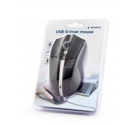 Gembird | Mouse G-laser | MUS-GU-02 | Wired | USB | Black