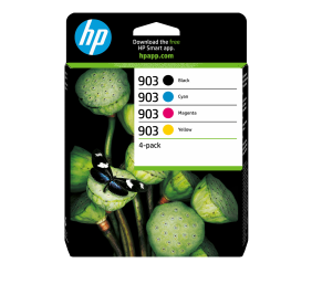 Hewlett-Packard kasečių rinkinys 903 (6ZC73AE), juoda, žydra, purpurinė, geltona kasetė