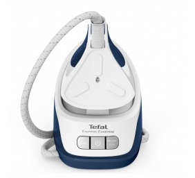 TEFAL | Express Essential Steam Station | SV6116E0 | 2200 W | 1.4 L | 5 to 6 bar | Auto power off | Vertical steam function | Calc-clean function | White/ Blue