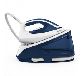 TEFAL | Express Essential Steam Station | SV6116E0 | 2200 W | 1.4 L | 5 to 6 bar | Auto power off | Vertical steam function | Calc-clean function | White/ Blue