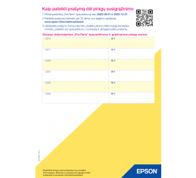 Spausdintuvas rašalinis Epson EcoTank L3210 A4, Spalvotas, MFP, USB