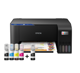 Spausdintuvas rašalinis Epson EcoTank L3211 A4, Spalvotas, MFP, USB