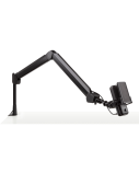 Elgato | Wave Mic Arm | 10AAM9901 | Upper Arm Length (400 mm); Lower Arm Length  (400 mm); Riser Extension (150 mm); Horizontal Reach (780 mm); Vertical Reach (750 mm) (without riser); Desk Clamp expandable up to 60 mm | Suspension Boom