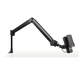 Elgato | Wave Mic Arm | 10AAM9901 | Upper Arm Length (400 mm); Lower Arm Length  (400 mm); Riser Extension (150 mm); Horizontal Reach (780 mm); Vertical Reach (750 mm) (without riser); Desk Clamp expandable up to 60 mm | Suspension Boom