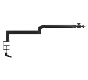 Elgato | Wave Mic Arm | 10AAN9901 | Upper Arm Desk Clearance (160 mm); Lower Arm Desk Clearance (70 mm); Horizontal Reach (740 mm); Vertical Rotation (90 ° up / 60 ° down (elbow); Desk Clamp expandable up to 60 mm | Low Profile