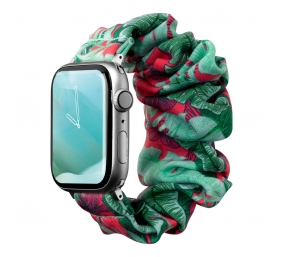 LAUT POP LOOP, Watch Strap for Apple Watch, 40/42mm, Adjustable Size 133-200 mm, Tropical, Polyester Fabric and Elastic, Stainless Steel Connectors, Zinc Alloy Size Adjuster