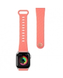 LAUT ACTIVE 2.0, Sport Watch Strap for Apple Watch, 38/40mm, Ergonomic fit, Easy lock, Easy Clean, Coral, Sport Polymer Material, Metal Button, Stainless Steel Connectors
