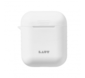 LAUT Pod for AirPods Charging Case White, Silicone rubber, Slim Protective Case